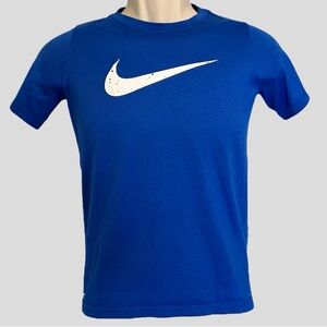 Boys Nike Dri-fit blue shirt M